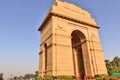 India Gate, one of the landmarks in New Delhi, India. It is originally called the All India War Memorial, for the 70,000 dead Inda Royalty Free Stock Photo