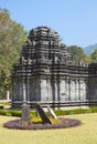 India. Goa. The only remained Mahadev temple the XIII century in Tambdi Surla Royalty Free Stock Photo