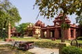 Side Buildings of Shri Laxminarayan Temple, Birla Mandir, Hindu Vishnu Temple in New Delhi, India, Asia