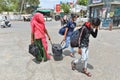 Passengers at Bus Stand amid COVID-19 surge in Rajasthan, India