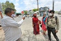 Passengers at Bus Stand amid COVID-19 surge in Rajasthan, India