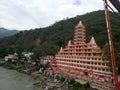 India Hills Nature view & Indian temple Uttrakhand