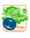 India independence day and 15th August is special and celebrating day for india. templete vector illustration