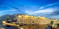 India Jaipur Amber fort in Rajasthan Royalty Free Stock Photo