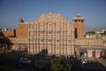 India.Jaipur, Rajasthan- Hawa Mahal palace, Palace of Winds or Palace of Breeze, a beautiful sandstone palace in
