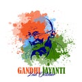 India-12 june:Vector illustration of Gandhi Jayanti background