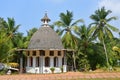 Bethsaida, Kerala, India, March, 09, 2019. India, Kerala. Ayurvedic resort Bethsaida Hermitage, small yoga hall