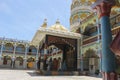 INDIA, MAHARASHTRA, PAITHAN, June 2015, Devotee at Geeta Mandir, Sant Dynaneshwar Royalty Free Stock Photo