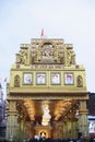 Devotee at Shrimant Dagdusheth Halwai Ganpati during Ganpati Festival