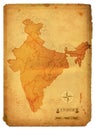 India Map Royalty Free Stock Photo
