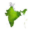 India geographical map