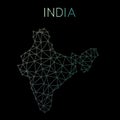 India network map.