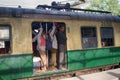 Indian Railways. Stations, trains, platforms and passengers