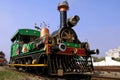 India: old steam train Royalty Free Stock Photo