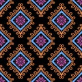 India pattern ikat Ethnic textile tribal American African Asia fabric geometric motif mandalas native boho bohemian c Royalty Free Stock Photo