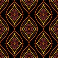 India pattern ikat Ethnic textile tribal American African Asia fabric geometric motif mandalas native boho bohemian Royalty Free Stock Photo