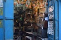 In India a radio mechanic store that stores vintage radios and musical parts.