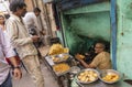 India Rajasthan Bikaner, March 22 2023 the street market food store