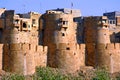 India, Rajasthan, Jaisalmer: the fort Royalty Free Stock Photo