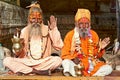 India Rajasthan jaisalmer. Sadhus (holy men