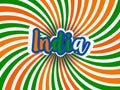 India republic day. EPS 10. national independence day. india flag colors.logo and card vector illustration.