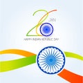 India Republic Day. 26 January Indian Background