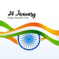 India Republic Day. 26 January Indian Background