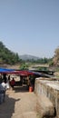 India roadside shop food jungal