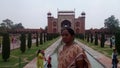 India`s beautiful Taj Mahal get in Agra Uttar Pradesh Royalty Free Stock Photo