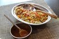 India savoury snack -Bhel puri Royalty Free Stock Photo