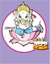 India series - Ganesh Royalty Free Stock Photo