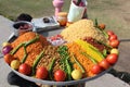India street snacks Royalty Free Stock Photo
