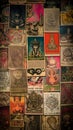 An India style wallpaper about relief, superstition, astrology, strengthening luck and destiny.