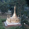 In India in Tripura at the Agartala situated the small statu of chaudda Debta temple of tribal religion. ahal.