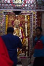 Shrine and image of God devi