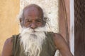 India - Varanasi. A holy man, sadhu looking into the camera.