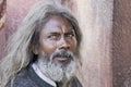 India - Varanasi. A holy man, sadhu looking into the camera.