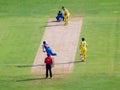 India versus Australia cricket Royalty Free Stock Photo