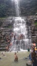 India waterfall and very beautiful public place