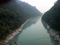 India in West Bengal river Tista located at distric Darjeeling Royalty Free Stock Photo