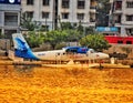 India& x27;s first seaplane resting at Sabarmati riverfront