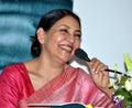 Indian actress Deepti naval