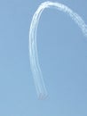 Air show by indian air force in Bhopal, India Royalty Free Stock Photo