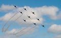 Fighter jets flying in formation