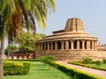 Indian ancient architeckture in Aihole Royalty Free Stock Photo