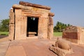 Indian ancient architeckture in Pattadakal Royalty Free Stock Photo