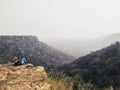 Indian aravali mountains karauli land of hyenas Royalty Free Stock Photo