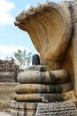 Indian architecture carvings of Lord Shiv Shivling with Sheshnag Shiva Lingam