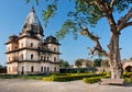 Indian architecture. Historical buildings of Cinotaphs from 17th century, like the memorial for kings of Orchha, India
