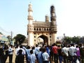 Indian architecture, History of Hyderabad, Crowd around the charminar